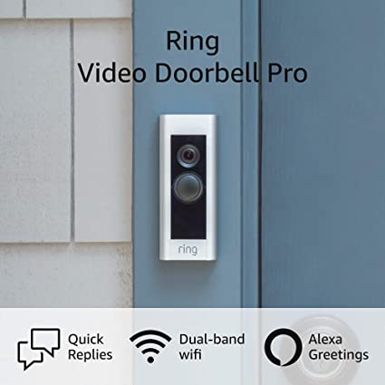 ring video doorbell pro works with alexa security camera and doorbell